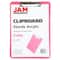 JAM Paper Letter Size Plastic Clipboards, 12ct.